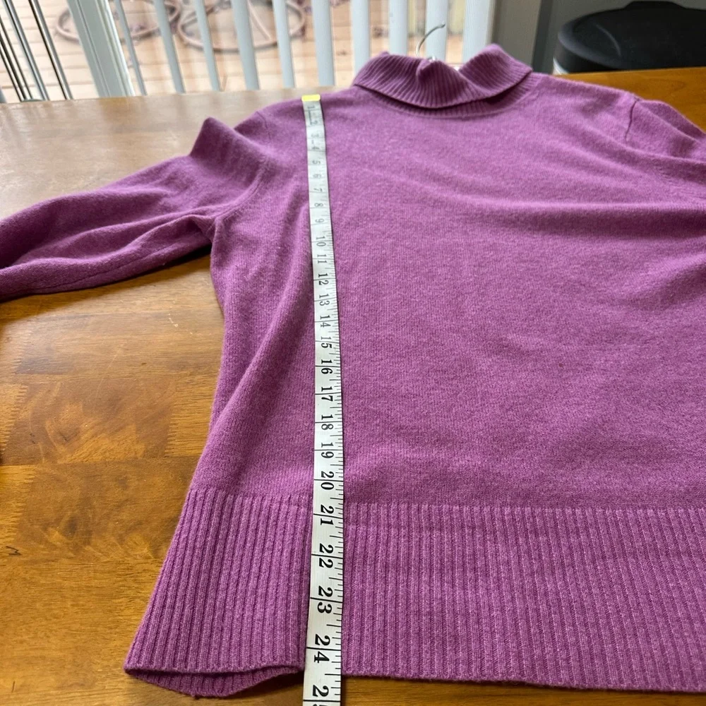 Plum Turtleneck Sweater - Picture 5 of 5